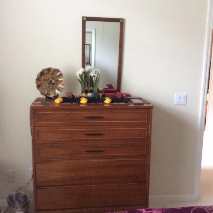 Chest of Drawers with Small MIrror