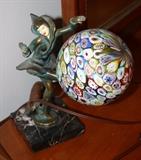 1930's Art Deco JB Hirsch Gerdago Pixie Dancer w/Millefiori 