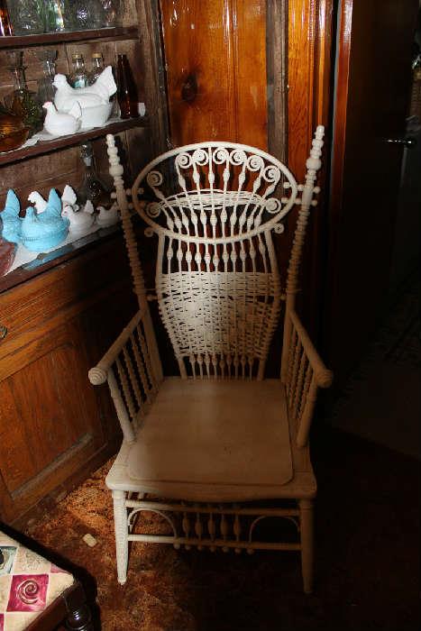 Great Victorian Wicker Chair
