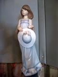 Lladro Girl with hat