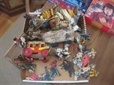 Western set of vintage toys