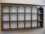 Wood shelf unit