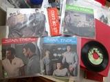 Star Trek 45 records (4) with sleeves (1) without