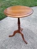 Round side table