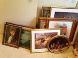 Large Selection of Framed Artwork