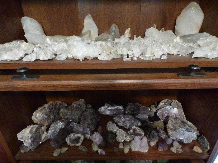 Quartz Crystals, mica specimens FOR INDIVIDUAL PICTURES SCROLL TO LAST OF PICTURES