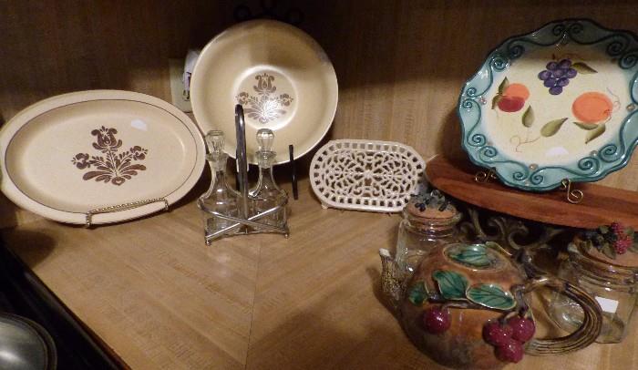 Pfaltzgraffe platter & pasta bowl