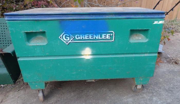 Greenlee rolling storage bin