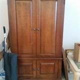 Armoire in the first floor bedroom