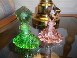 Czech crystal perfume bottles