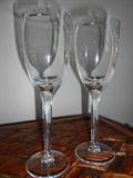 Lalique Angel wine glasses