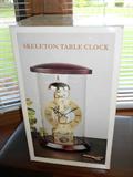 Virtually new Skeleton Table Clock