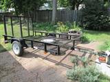 5' x 8' trailer with spare tire