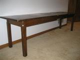 Six foot long Board of Education bench
