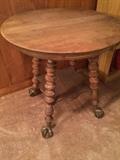 Large Clawfoot Parlor Table