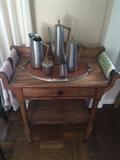 Mid Century Modern pewter Tea Set