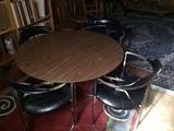 Mid Century Modern Table & 4 Chairs
