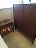 Mid Century Modern Dresser and 1 of 2 Nightstands