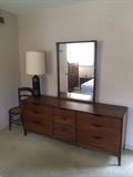 Mid Century Modern Dresser with Mirror