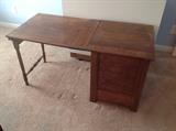 Antique Folding Crafters Table