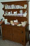 Ethan Allen Maple Hutch & Precious Moments collection