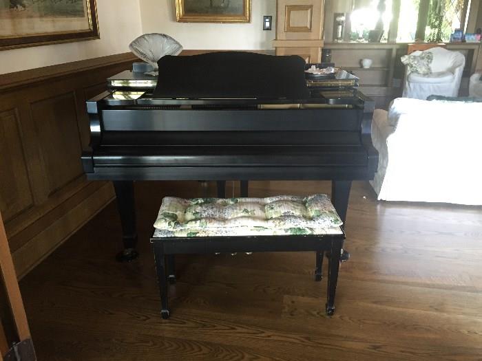 Yamaha Baby Grand piano - D3 conservatory series, in pristine condition serial number D 2770568 looks to have been manufactured in 1978 satin ebony finish. asking $5500