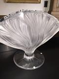 Lalique signed vase/bowl - several other Lalique pieces in the sale