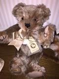 One of several collectible bears - mohair, Harrods, Steinway and more
