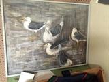 Original painting of gulls