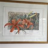 Original piece "Tiger Lily" Bobbie White