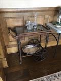 Vintage tea trolley or bar cart paint it to modernize it and its a fabulous piece!