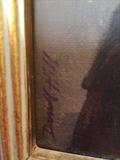 close up of signature on Darryl Hill piece
