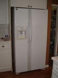 Maytag Side-by-Side Refrigerator Freezer with Ice Dispenser Approx 8 years old
