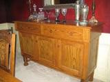 CUSTOM HANDCRAFTED SOLID OAK SIDEBOARD