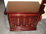 Queen Spanish Design Bedroom Suite, headboard, bed frame, dresser, and 2 matching nightstands, great condition