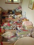another view of extensive sewing and craft supplies and notions ...