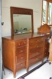 Dresser with mirror