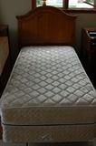 Twin headboard and mattress set