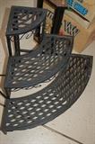 Garden corner rack!