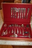 Silver-plated flatware set