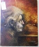 BIRMINGHAM ARTIST IRA CLAY, OIL ON CANVAS