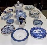 VERY NICE SELECTION OF BLUE & WHITE PIECES
