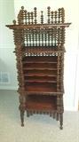 EAST LAKE 1890-1910 HANDMADE SPOOL MUSIC CABINET