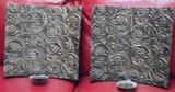 SET OF METAL WALL/CANDLE SCONCES