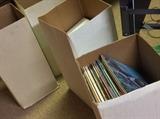 Boxes of over 500 33 records