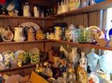 Planters, cookie jars, plates, platters