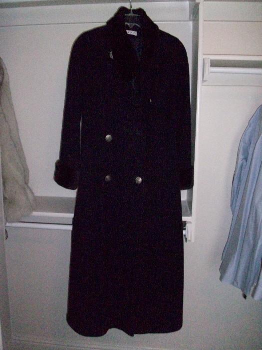 Perry Ellis top coat (ie. Dr. Zhivago)