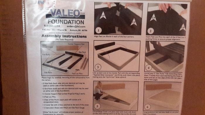 Valeo Foundation for queen bed. New in box!