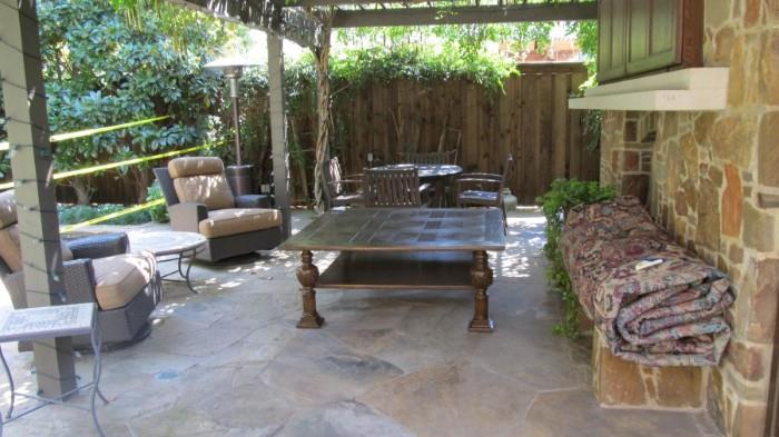 patio furniture & palace size rug