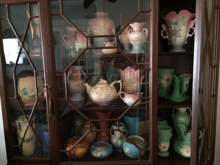 Roseville, Weller, McCoy Pottery collections
